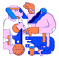 Gang : Vectorial illustration & Character design