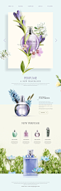 高品质简约韩国化妆品网页PSD设计 Cosmetic web#012701 :  