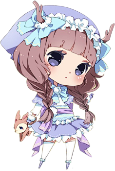 封面素材q版现代