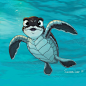 Baby Sea turtle