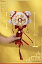 [吉利]六芒星原创Lolita手作新年礼物传统拨浪鼓儿童玩具春节道具-淘宝网