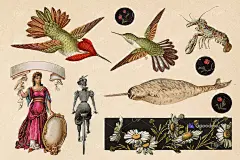 3269 95款潮流复古怀旧手绘人物动物插图插画拼贴png免抠图片设计素材 The Vintage Collage Creator Vol.2 : 3269 95款潮流复古怀旧手绘人物动物插图插画拼贴png免抠图片设计素材 The Vintage Collage Creator Vol.2