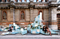 蓝白几何陶瓷山 皇家艺院新景观-中国公共艺术网|中国公共雕塑网雕塑