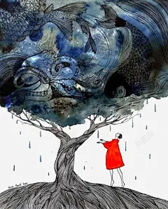 水彩大树 免费下载 页面网页 平面电商 创意素材