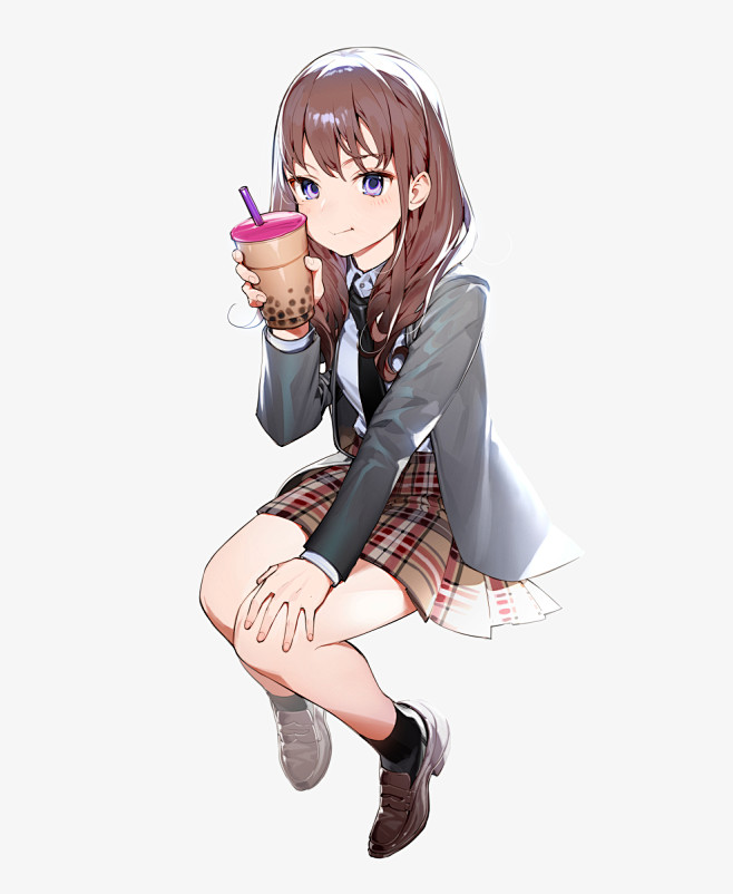 タピ/藻のイラスト