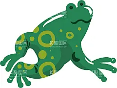 青蛙   - 源文件下载【酷图网】青蛙,田鸡,动物,卡通画,手绘