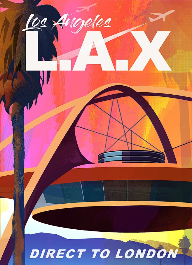 Lax to London on Behance
