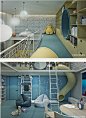 A Kids Friendly Apartment Design With Lots Of Playful Features#儿童房#