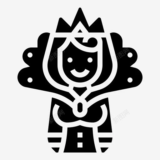 女王皇冠皇后 标志 UI图标 设计图片 免费下载 页面网页 平面电商 创意素材-花瓣网