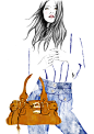 Sketches of Chloé Edition Anniversaire Collection - 插画艺术 - CNU视觉联盟