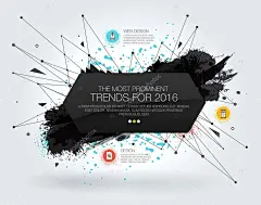 多边形的几何元素。3d 抽象背景与涂料染色和几何形状。模板图标和选项。传单，海报。科学的未来技术背景。商务演示文稿的矢量设计布局