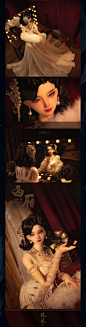 bjd谜凰1/3西厢二造66大女旗袍歌女sd娃人形古风国潮三分裸娃全套-淘宝网