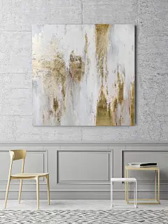 沐风纯手绘肌理油画客厅沙发背景墙玄关过道装饰画宅寂风轻奢挂画-淘宝网