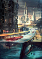 3300张科幻类背景设计幻想场景 未来城市 游戏 插画 原画 素材-淘宝网