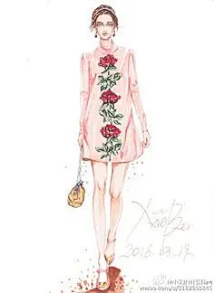 D&amp;G手绘系列大片 你最钟爱哪一款@DolceGabbana @设计帝国 @服装插画手册 @服装设计时装画手稿 @搭配师林欣 #马克笔时装##马克笔手绘#