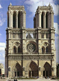 巴黎圣母院 哥特式建筑