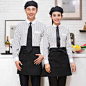 酒店工作服夏装女服务员工作服短袖饭店制服餐厅网咖服务员服装男 - 天猫Tmall.com
