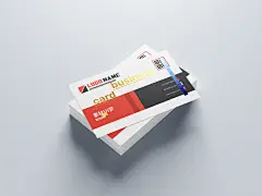 商业简约实用名片样机