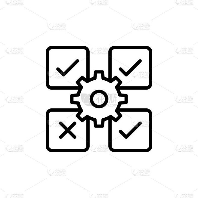 矢量生产优先级图标。标识