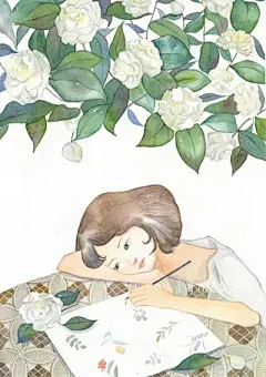花藤下给你写信