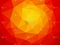 几何形状,橙色背景,三角形,黄色,红色,式样,商务,图像,矢量,彩色图片