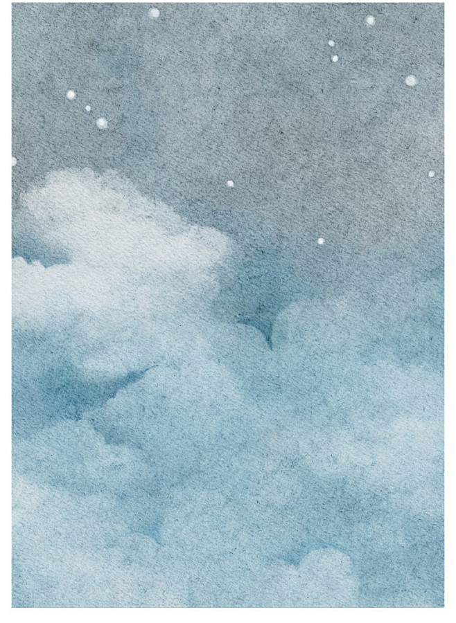 水彩PNG天空运动颗粒肌理背景古风中国风...
