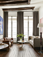 A lofty one-bedroom duplex in Paris. ​​​​