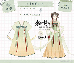 六只白熊采集到汉服画稿