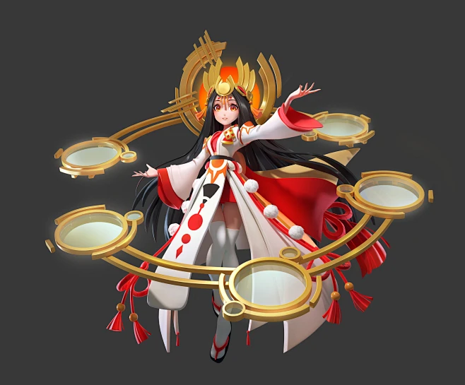 工作图-天照大神-花瓣网