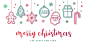 Elegant banner with christmas decoration