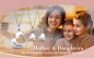 mother and daughters necklaces