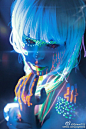HANAKO 002 by Hanako-Smile #cyberpunk##photography##sci fi##character##color##makeup# ​​​​