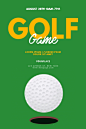 Golf Game Flyer Template