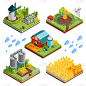 农场,地形,天气,农业,华丽的,池塘,设备用品,谷仓,户外,建筑