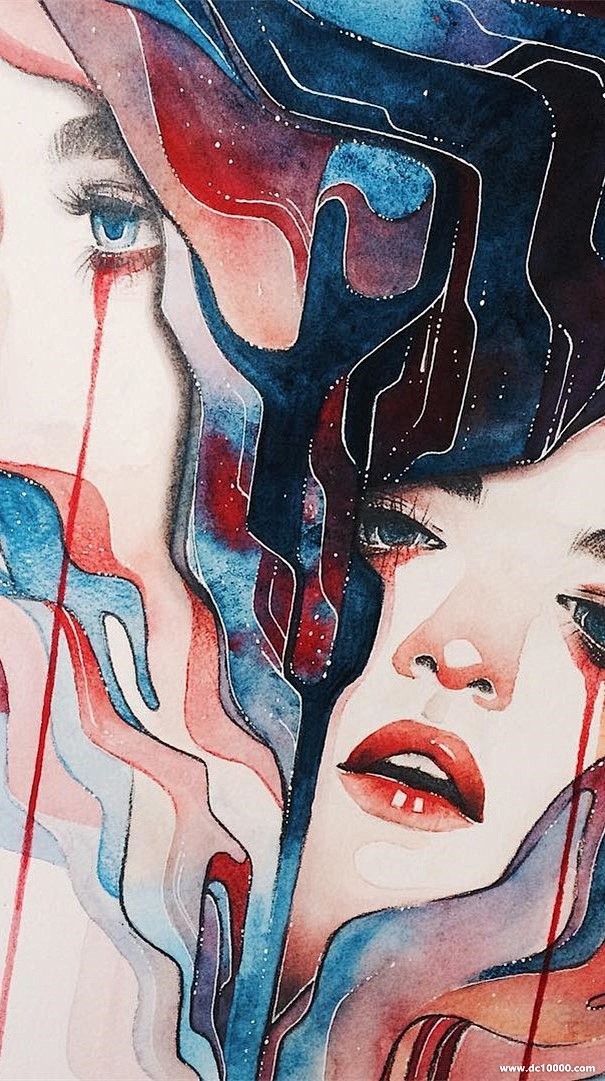 水彩插画
