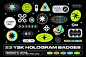 Y2K Hologram Badge Stickers by Creative Sandra on Dribbble