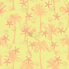 贝壳,海洋,动物手,四方连续纹样,海星,式样,螺线,纺织品,船,绘制