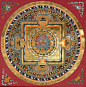 Mandala with Symbols of Guhyasamaja Akshobhyavajra: 