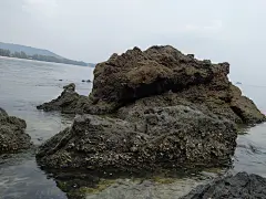 海岸素材 海边岩石地理环境照片 背景插画设计 游戏场景概念-淘宝网