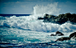 2560x1600 Wallpaper sea, waves, splashes, stones