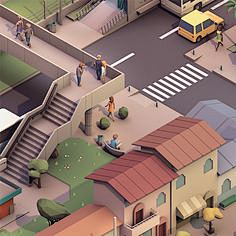 纵有疾风起~采集到low poly