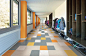 TexTile Vinyl Composition Tiles (VCT) from Johnsonite. http://design-milk.com/creative-tile-floors/