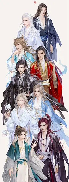 古风唯美男子原画古风耽美人物原画来自cgbook.cn (298)