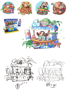 Malioo采集到插画欣赏（小场景）