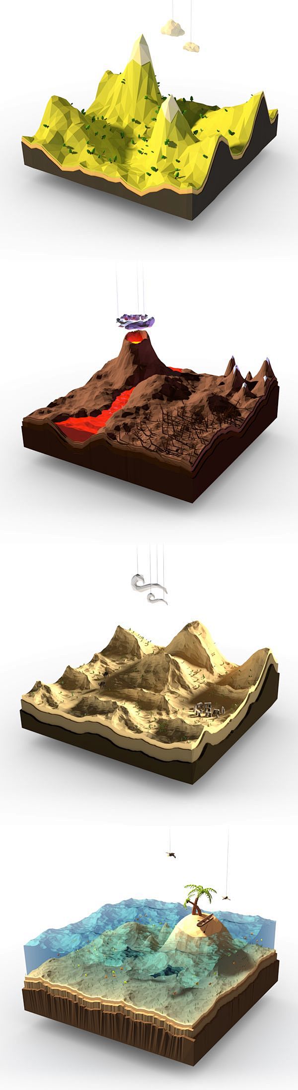 Low Polygon Landscap...
