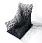 #工业设计#韩国设计师伊尔勋卢武铉已经通过缠绕碳纤维字符串转换成设计类似于树枝的模式创建了一个椅子工作室伊尔勋卢武铉设计Luno椅子作为拉米集合的一部分;一系列的碳纤维的家具，它的名字来自拉丁语中的“树枝”。收集是从设计师的研究，鸟类和其他动物的骨架结构导出，每一件都设计得既轻又强劲。Luno，采取它的名字来自拉丁语意为“曲线”，是由悬浮碳纤维绳的长度从一个金属平台上，然后缠绕和舒展他们创造一个纵横交错的设计创造。