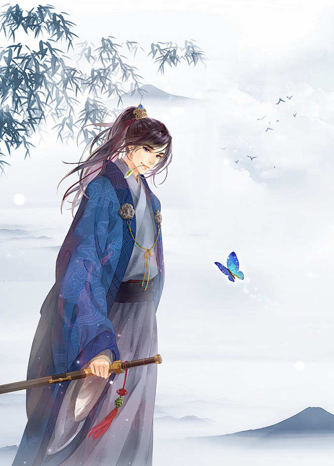 撑花从撑花转采于2020-01-01 14:18:59查看原图古风美男撑花同采自gr