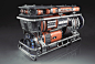 ALAS Vessel Cooling Unit, Gregory Chryssaphes : Concept for a high end cooling component designed for one of ALAS Industries' latest fighters. 

Huge thanks to Sarah MCculloch for all the guidance and feedback throughout this project.