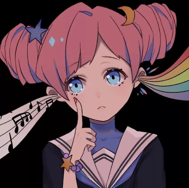 同人美少女少女校园日常可爱萌卡哇伊表情头像卡通卡通头像动漫女头女