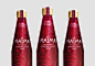 MAÏMA Hibiscus Drink Packaging : MAÏMA is a refreshing and energizing beverage that follows African traditions around hibiscus flower tea. MAÏMA is created for the European market, inspired by the gracious café life style from Paris. Our assignment was to